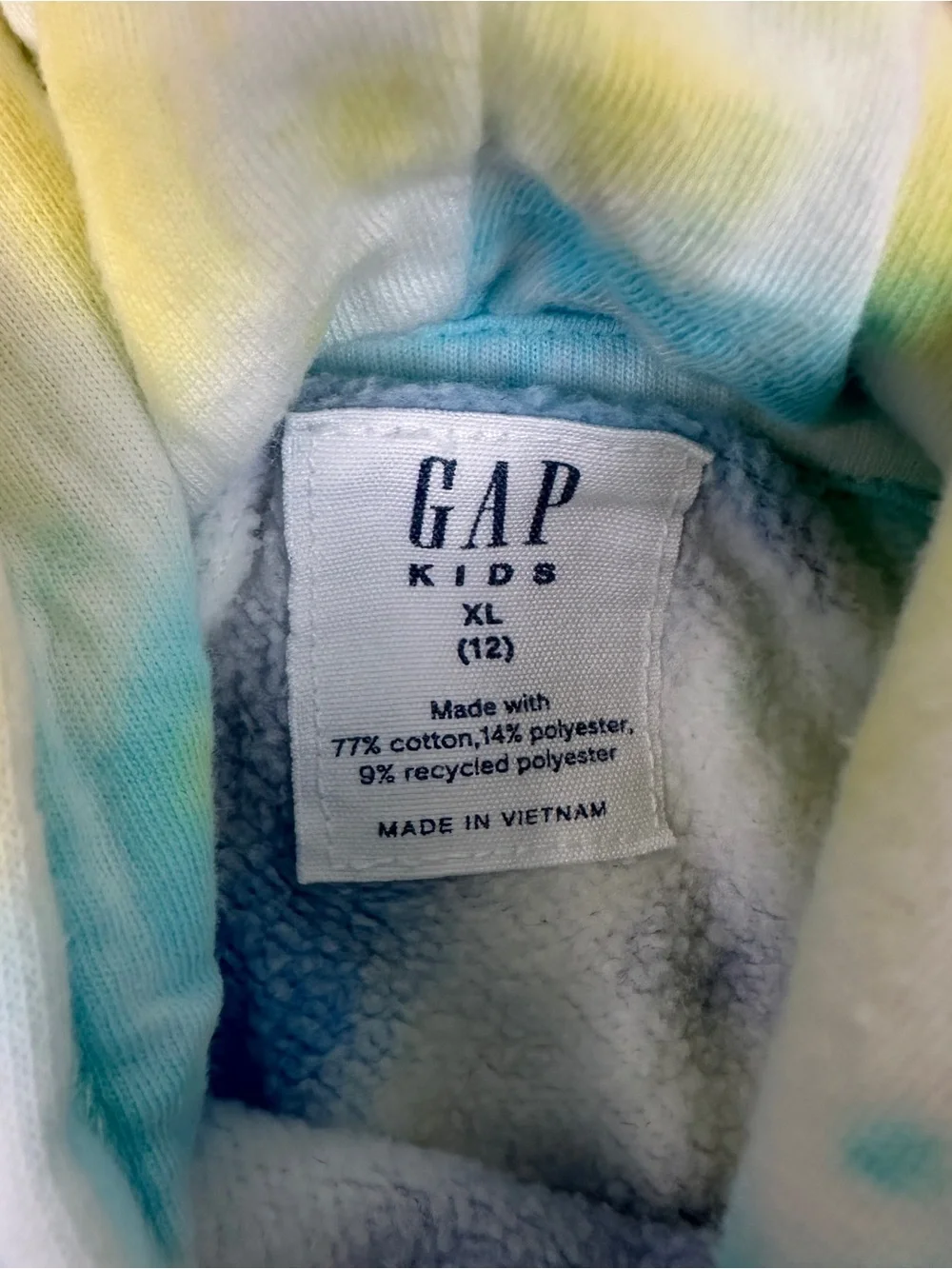 GAP Kids Rainbow Tie-Dye Hoodie